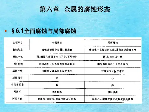 第六章局部腐蚀ppt课件