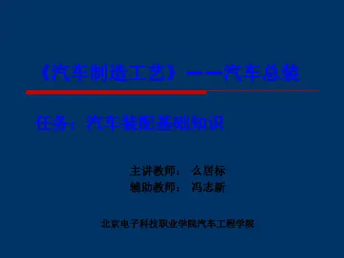 汽车总装汽车制造工艺.ppt