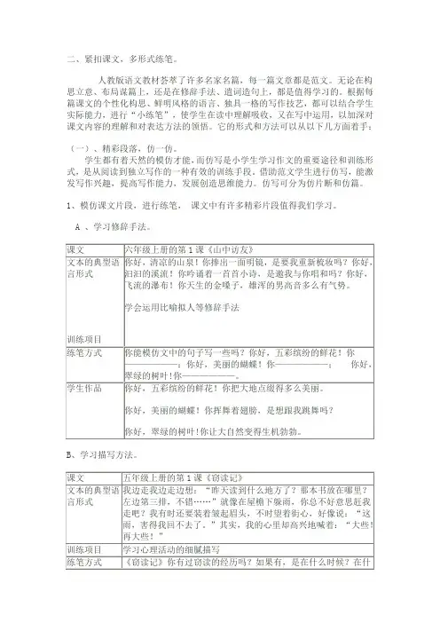 小练笔