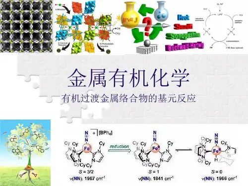金属有机化学3有机过渡金属络合物的基元反应