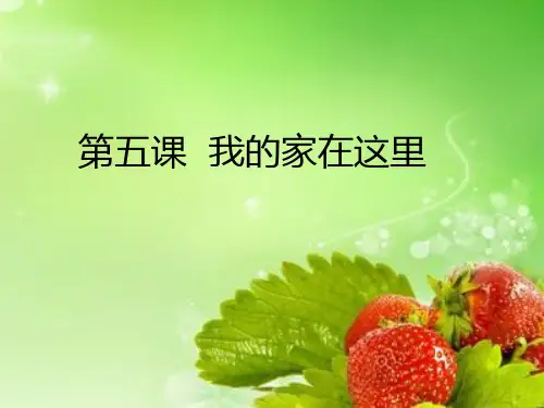 我的家在这里课件(20张ppt)