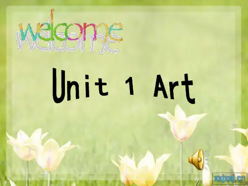 高中英语选修六Unit1课件