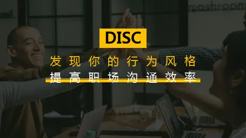 发现你的行为风格 -DISC：提高职场沟通效率 完整版