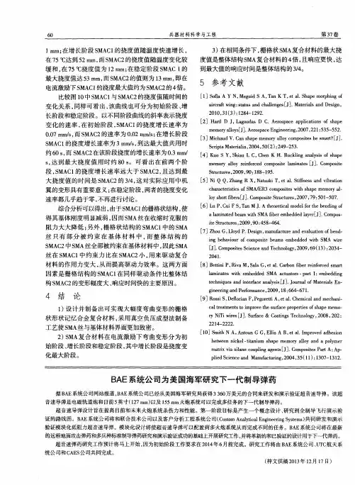 BAE系统公司为美国海军研究下一代制导弹药