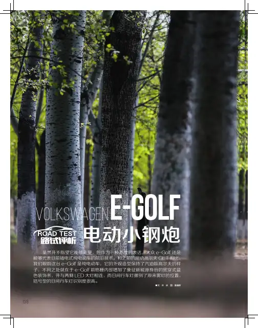 VOLKSWAGEN E-GOLF 电动小钢炮