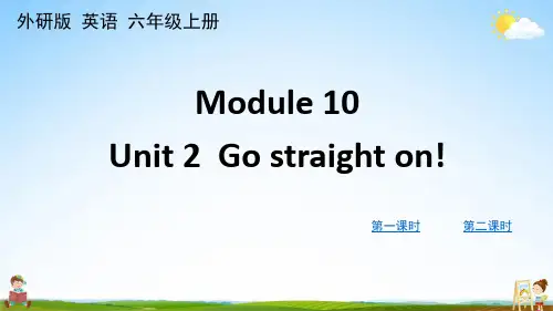 外研版六年级英语上册《Module 10 Unit 2》课堂教学课件PPT小学公开课