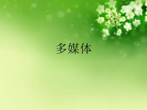 多媒体 优秀课件