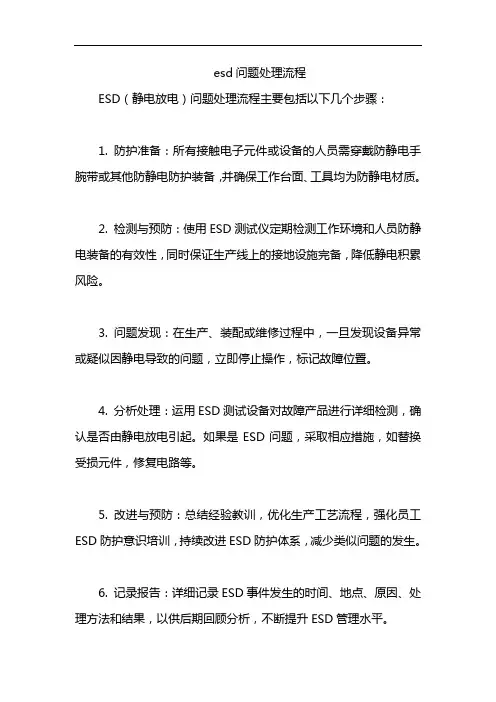 esd问题处理流程