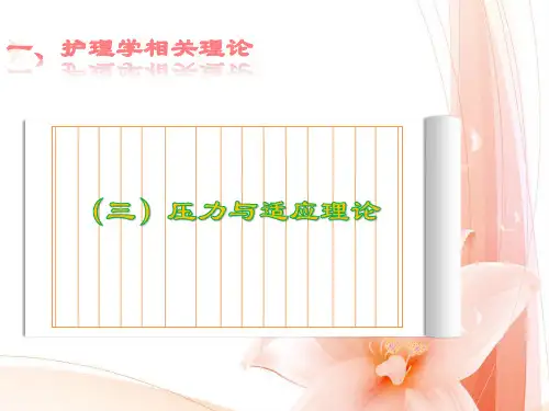 压力与适应理论