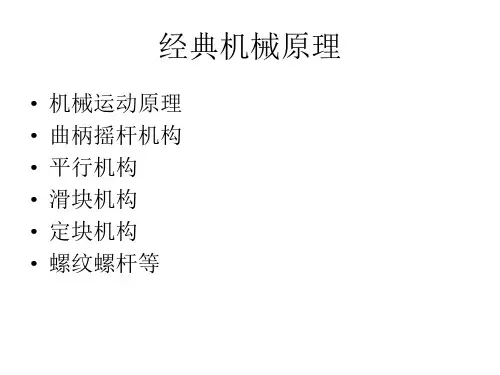 经典机械结构动画图