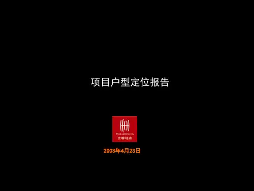 户型定位总结分析