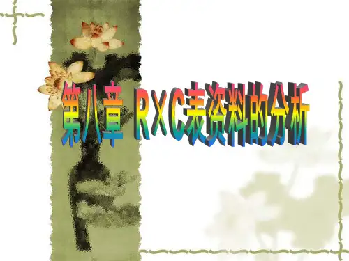 R×C表卡方检验