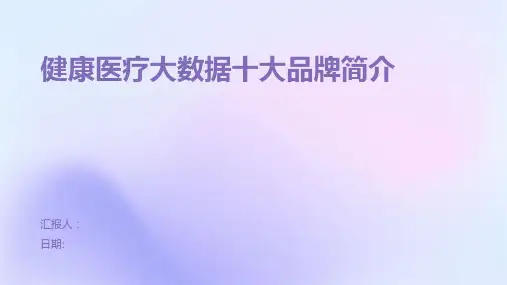 健康医疗大数据十大品牌简介