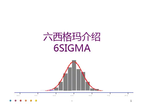 六西格玛介绍PPT课件