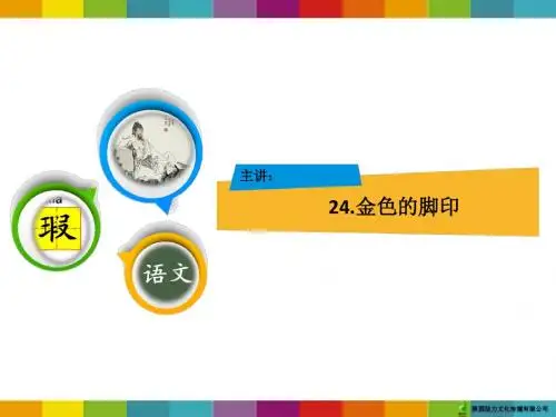 金色的脚印(精品课件)