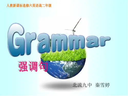 高中英语选修6强调句语法