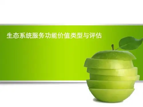 生态系统服务功能价值类型及评价.