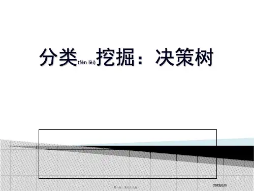 分类挖掘之决策树(ppt版)