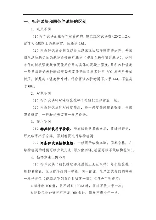 混凝土试块养护