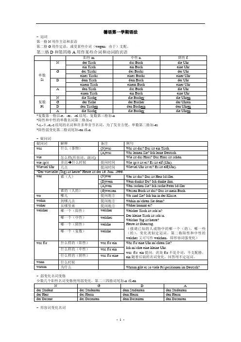 德语语法