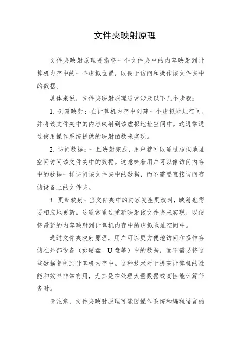 文件夹映射原理