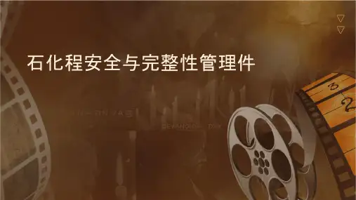 石化过程安全与完整性管理课件