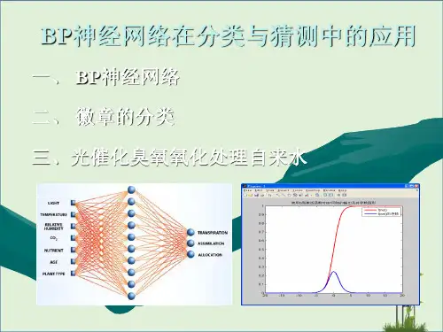 BP神经网络在分类与预测中的应用
