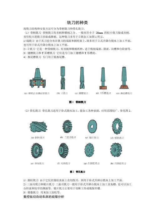 铣刀种类