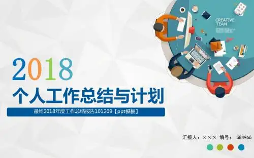 最终2018年度工作总结报告101209【ppt模板】