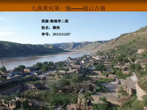 碛口古镇
