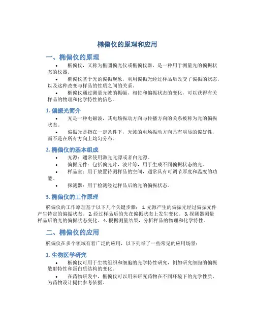 椭偏仪的原理和应用