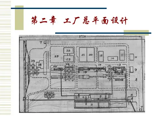 工厂总平面设计(ppt 74页)