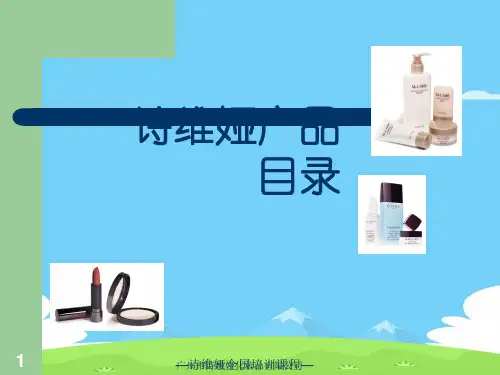 诗维娅公司产品介绍(ppt 30页)