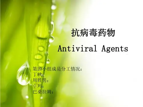 抗病毒药物