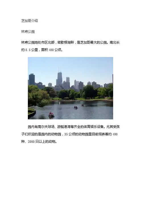 芝加哥介绍