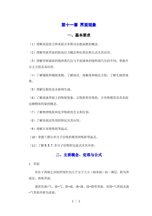 界面现象word版