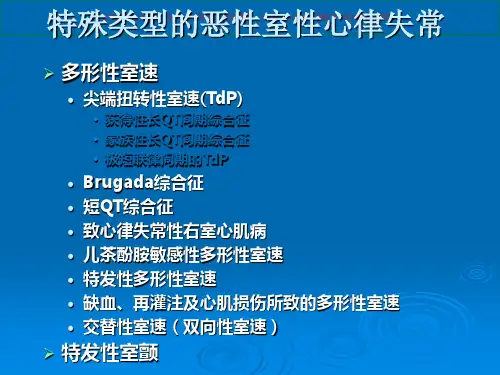 Brugada综合征课件