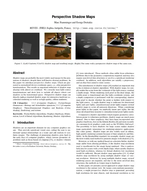 Perspective Shadow Maps