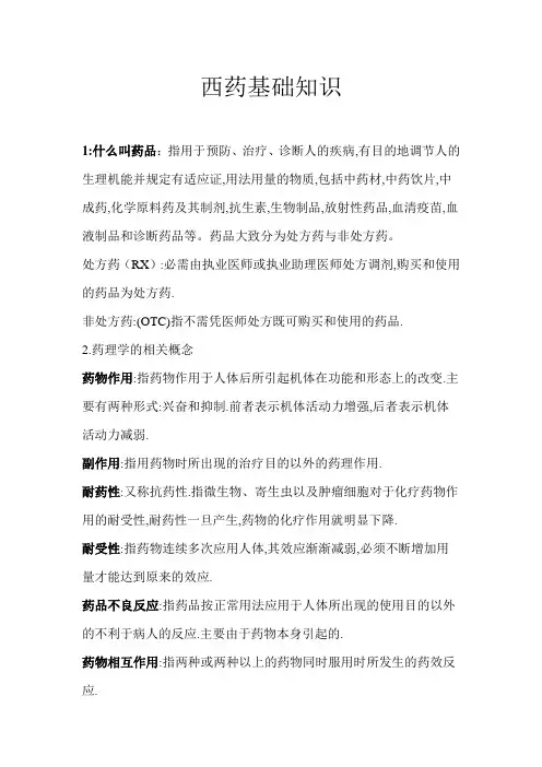 药品基础知识