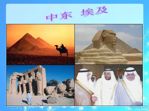 讲世界地理—中东和埃及 ppt课件