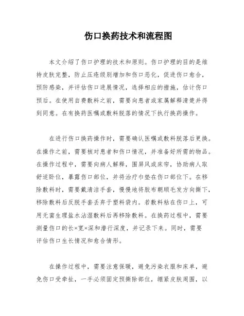 伤口换药技术和流程图