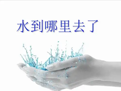三年级上册公开课- 水到哪里去了教科版 (15张)课件下载