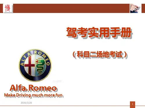 驾考实用手册PPT课件