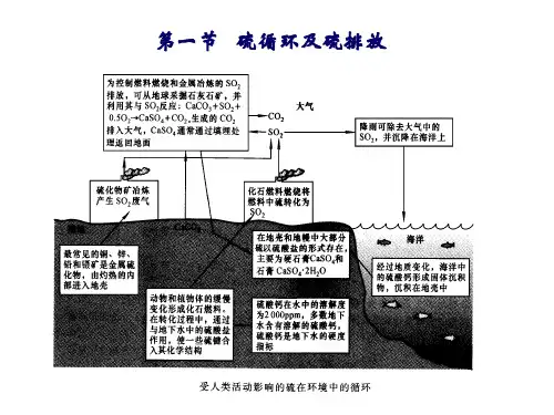 大气污染控制工程第六章硫氧化物的污染控制学习资料