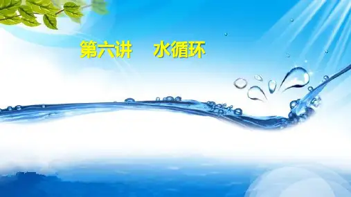 水循环  (共18张PPT)