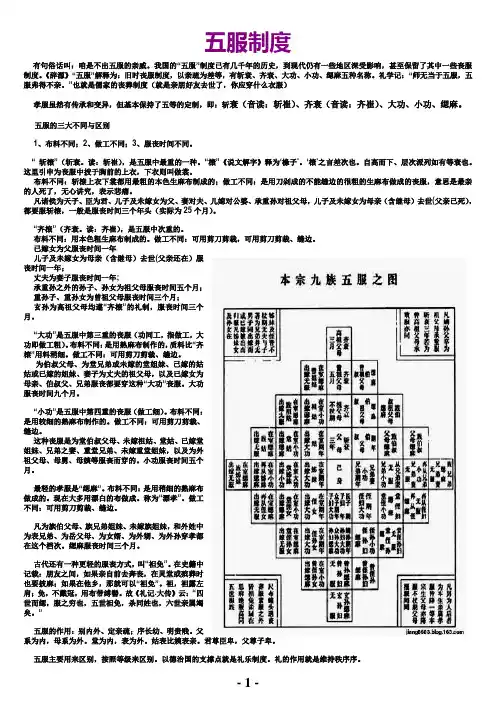 五服制度