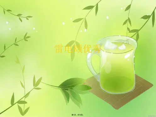 雷电颂优秀(共16张PPT)