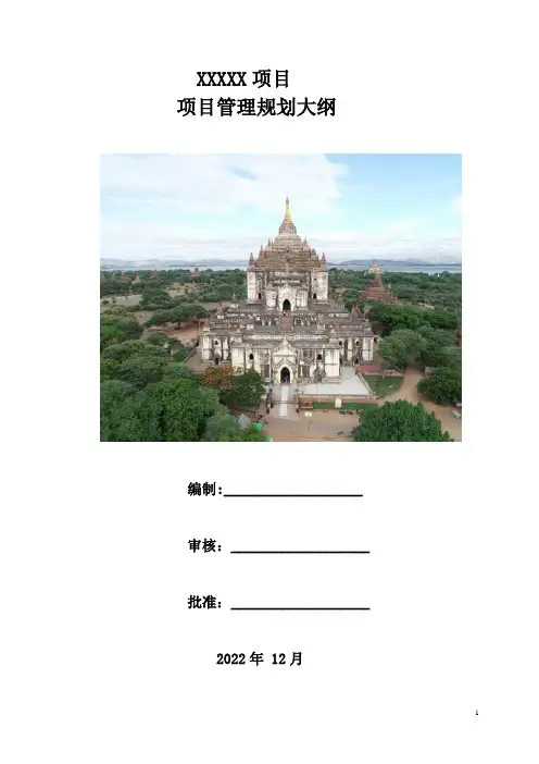 项目管理规划大纲