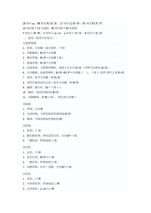 实况足球2013操作技巧详解