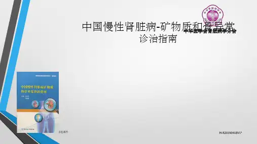CKD-MBD中国指南